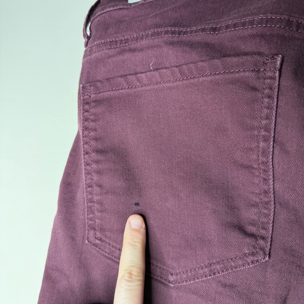 QUINCE Bella Wide Leg Stretch Jeans 28” Inseam in Wine Tasting - Picture 9 of 9
